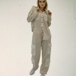 Hard Tail Women’s Thermal Shacket & Cargo Pant Sett Set size 3X